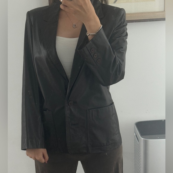 Jackets & Blazers - Real leather jacket / blazer